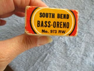 South Bend Bass - Oreno 973 Rw - - Empty Box