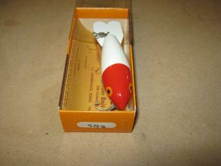 Vintage Bomber Fishing Lure With Papers Model 504