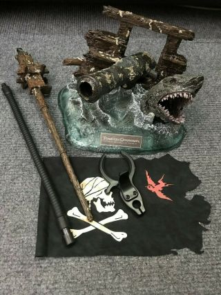 1/6 Hot Toys Dx15 Pirates Of The Caribbean Jack Sparrow Diorama Base Stand