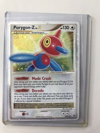 Porygon - Z Lv.  X 100/100 Holo Rare Majestic Dawn Pokémon Lp
