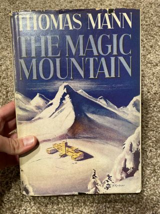 1st Edition The Magic Mountain Thomas Mann Hardback With Dj 7th Printing Rare
