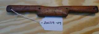 Antique Vintage Wooden Flat - Bottom Spokeshave Early 19th Century Item 200719