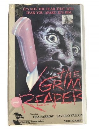 The Grim Reaper (vhs Big Box Monterey Home Video) Rare Horror Slasher