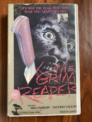 The Grim Reaper (VHS Big Box Monterey Home Video) RARE Horror Slasher 2