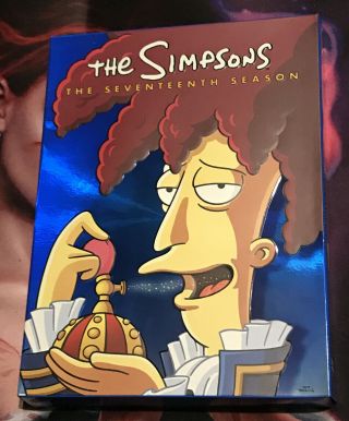 The Simpsons Season 17 (dvd,  2014,  4 - Disc Set) Rare Box Set