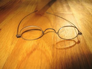 Antique Unknown Maker Steel Framed Eyeglasses In Fair/good