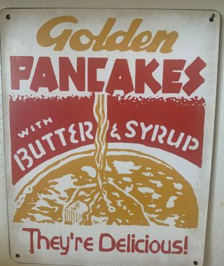 Vintage/retro Diner Look Pancakes Sign