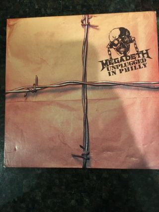 Megadeth Unplugged In Philly (rare Fan Club Cd)