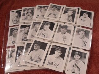 1977 Gamecraft Company Rare Complete 1933 All Stars 36 Card Set Gehrig,  Ruth