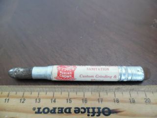 ANTIQUE ADVERTISING BULLET PENCIL TRAPPE FEED SERVICE TRAPPE,  MD 2