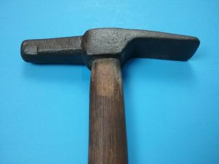 Vintage Antique Hand Forged Cobblestone Mason Hammer Collectible Old Tool