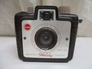 Antique Kodak Brownie Holiday Camera Great 4 Display Camera Made Usa