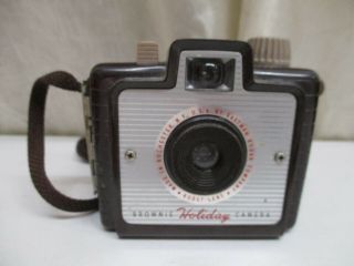 Antique Kodak Brownie Holiday Camera Great Display Camera Made Usa Came