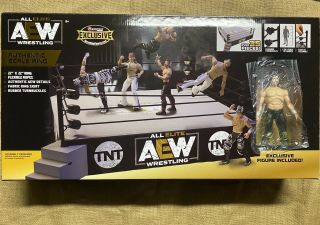 Aew Real Scale Wrestling Ring With Kenny Omega