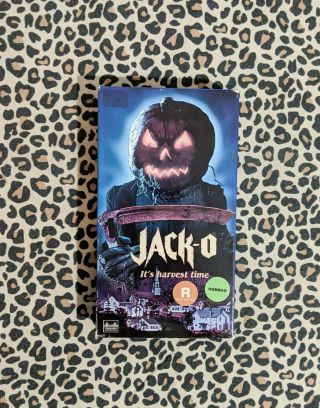 Jack - O Vhs Linnea Quigley Horror Cult Halloween Sov Rare