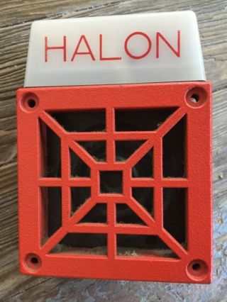 Wheelock Halon Alarm & Strobe Vintage Rare