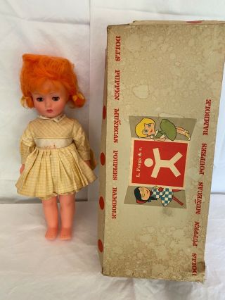 Vintage L.  Furga & C.  Doll - Brigitte - - Opens And Closes Her Eyes