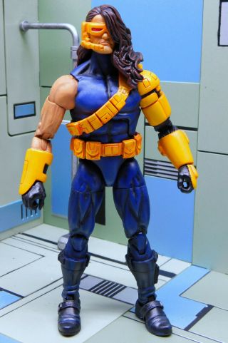 Marvel Legends X - Men Age Of Apocalypse Cyclops Custom Figure One Of A Kind