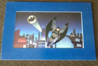Collectible Litho Cel From Batman : The Animated Series Dc Comics 2005 Rare