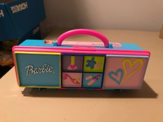 Mattel Tara 1999 Barbie Doll Petite Accessory Carrying Case With 3 Compartment