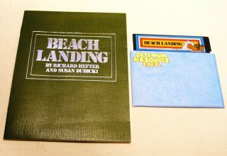 VERY RARE Beach Landing for Apple II,  Apple IIe,  Apple IIc,  and Apple IIGS 2