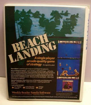 VERY RARE Beach Landing for Apple II,  Apple IIe,  Apple IIc,  and Apple IIGS 3