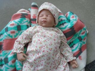 The Ashton Drake Galleries Adg L.  W.  Lifelike Newborn Baby Doll Reborn Rare 21”