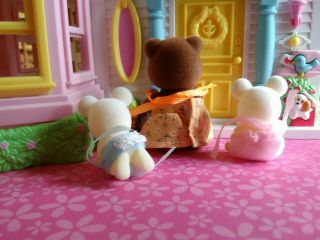Calico critters Sylvania Families Vintage Timbertop Bear and Baby Mouse 2