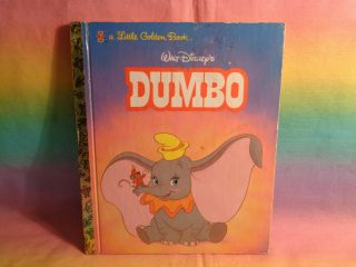 Vintage 1998 Disney’s Dumbo A Little Golden Book First Edition