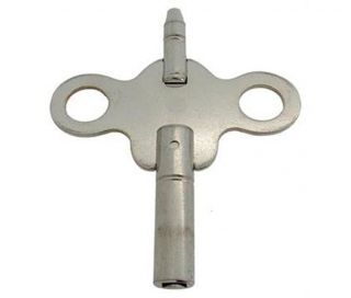 Steel Double - Ended Ansonia Carriage Clock Key,  Size - 4 Mm & 1.  75 Mm.