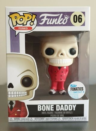 Funko Fdo 8 Exclusive Red Suit Bone Daddy Pop Vinyl Very Rare