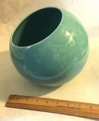 Vintage Rare Art Deco Blue Moon Bowl Vase By Jane Bennison For Vernon Kilns
