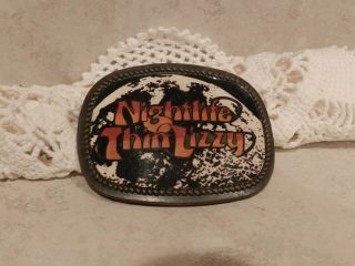 Thin Lizzy - Rare Vintage " Nightlife " Belt Buckle