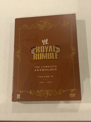 Wwe Royal Rumble Complete Anthology Vol.  2 (1993 - 1997) 5 - Dvd Set/2007/rare/mint