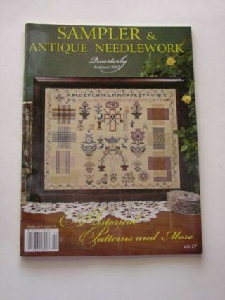 Sampler & Antique Needlework Quarterly - (sc,  Summer 2002)