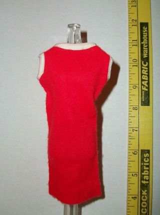 Vintage American Character Tressy Doll Red Dress 1960 