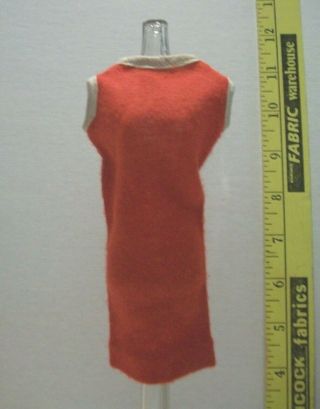 VINTAGE AMERICAN CHARACTER TRESSY DOLL RED DRESS 1960 ' S 3