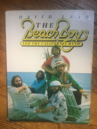 The Beach Boys And The California Myth By David Leaf 1978 Pb 1st Print Exc Rare