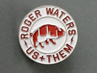 2017 Roger Waters Official " Us,  Them " Enamel Tour Pin - Pink Floyd - Rare