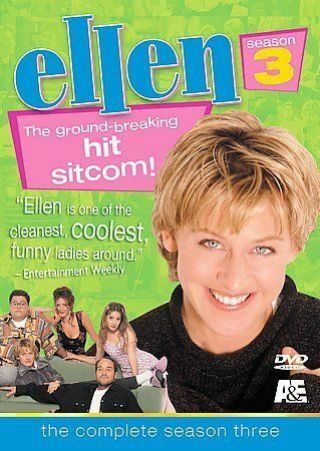 Ellen - The Complete Season 3 (dvd,  2006,  3 - Disc Set) Rare