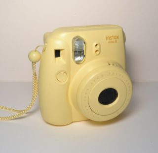 Rare Fuji Fujifilm Instax Mini 8 Honey Yellow Instant Film Camera