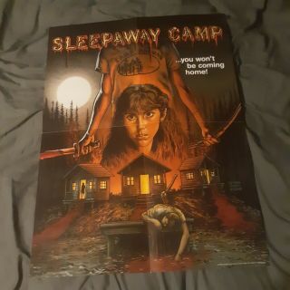Sleepaway Camp Poster By Shout/ Scream Factory,  Rare,  Oop
