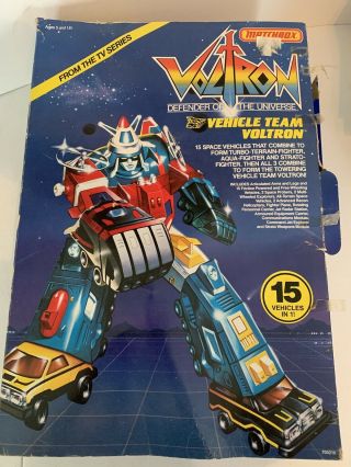 Dairugger Vehicle Team W Box Voltron Defender Of The Universe Matchbox 15 In 1