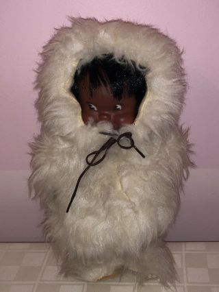 Vintage Regal Canada Native American Eskimo Doll 1960 