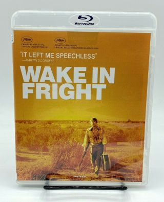 Wake In Fright (1971) [blu - Ray] [drafthouse Limited Edition] Region A Rare & Oop
