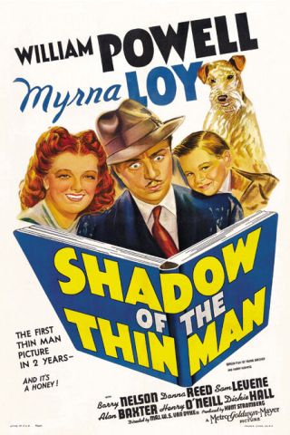 Shadow Of The Thin Man Myrna Loy Vintage Movie Poster