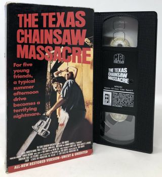 The Texas Chainsaw Massacre Vhs Mpi Horror Cult Rare Uncut Unedited Rare Tape