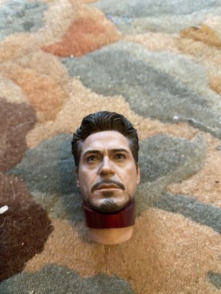 Hot Toys Iron Man Mark 4 Diecast Tony Stark Sculpt And Neck Piece
