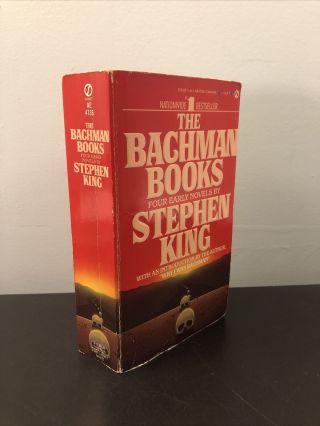 The Bachman Books Stephen King 1986 Paperback Rage Signet 1st/4th Rare