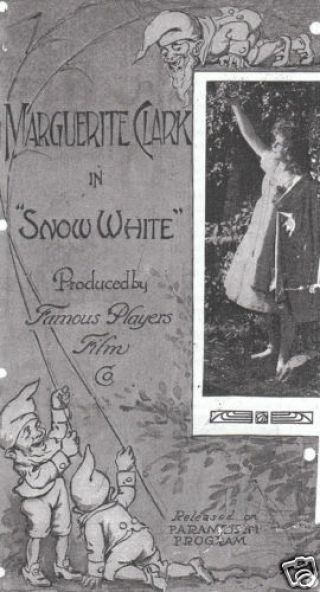 Snow White 1916 Silent Vintage Movie Poster
